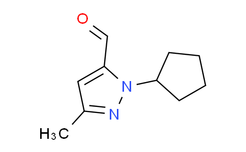 CAS No. 1245808-39-2, 1-Cyclopentyl-3-methyl-1H-pyrazole-5-carbaldehyde