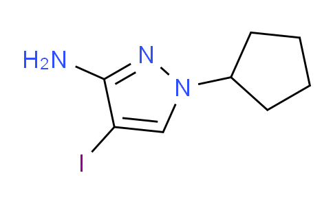 CAS No. 1354705-83-1, 1-Cyclopentyl-4-iodo-1H-pyrazol-3-amine