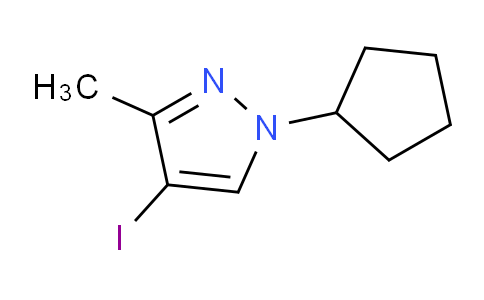 CAS No. 1354705-17-1, 1-Cyclopentyl-4-iodo-3-methyl-1H-pyrazole