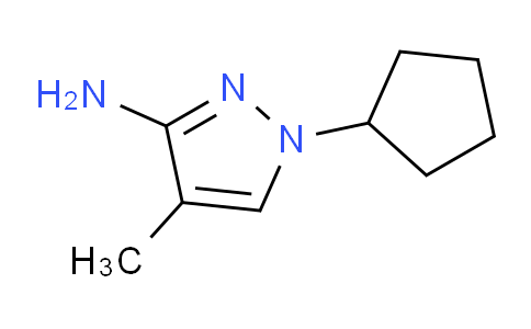 CAS No. 1174830-52-4, 1-Cyclopentyl-4-methyl-1H-pyrazol-3-amine