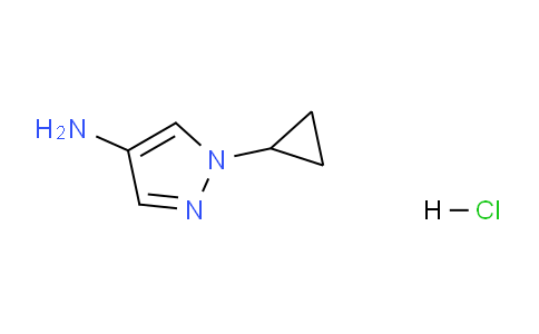 CAS No. 1956341-38-0, 1-Cyclopropyl-1H-pyrazol-4-amine hydrochloride