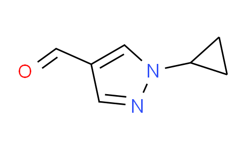 CAS No. 1082066-00-9, 1-Cyclopropyl-1H-pyrazole-4-carbaldehyde