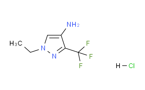CAS No. 1443279-48-8, 1-Ethyl-3-(trifluoromethyl)-1H-pyrazol-4-amine hydrochloride
