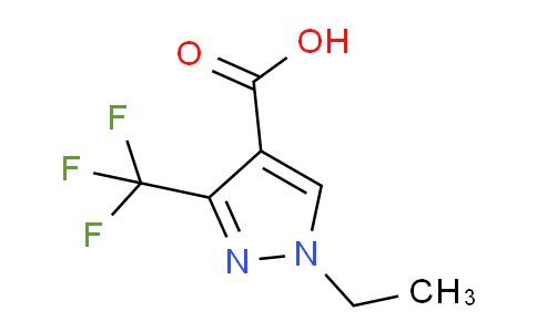 CAS No. 155377-11-0, 1-Ethyl-3-(trifluoromethyl)-1H-pyrazole-4-carboxylic acid