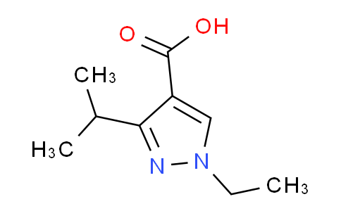 CAS No. 1250570-10-5, 1-Ethyl-3-isopropyl-1H-pyrazole-4-carboxylic acid