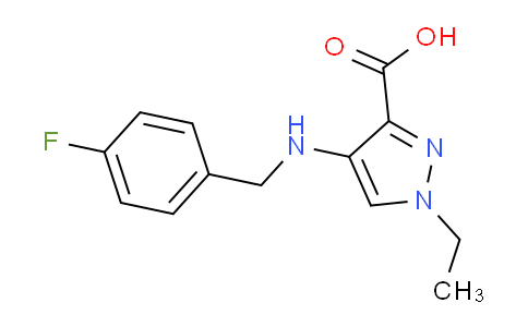 1006956-59-7 | 1-Ethyl-4-((4-fluorobenzyl)amino)-1H-pyrazole-3-carboxylic acid