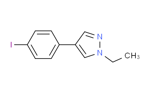 CAS No. 1394024-00-0, 1-Ethyl-4-(4-iodophenyl)-1H-pyrazole