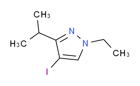 CAS No. 1354705-60-4, 1-Ethyl-4-iodo-3-isopropyl-1H-pyrazole