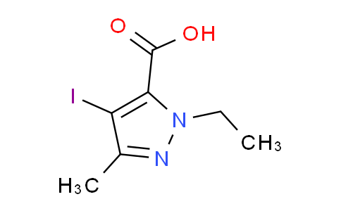 CAS No. 1354704-91-8, 1-Ethyl-4-iodo-3-methyl-1H-pyrazole-5-carboxylic acid