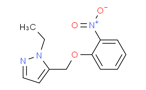 CAS No. 1245822-80-3, 1-Ethyl-5-((2-nitrophenoxy)methyl)-1H-pyrazole