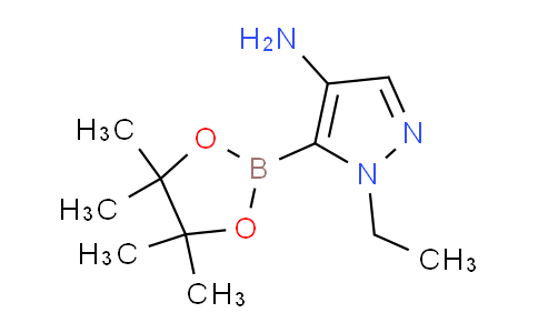 CAS No. 948593-46-2, 1-Ethyl-5-(4,4,5,5-tetramethyl-1,3,2-dioxaborolan-2-yl)-1H-pyrazol-4-amine