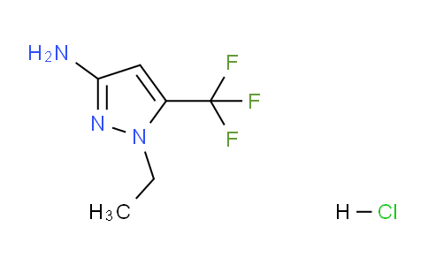 CAS No. 1365988-40-4, 1-Ethyl-5-(trifluoromethyl)-1H-pyrazol-3-amine hydrochloride