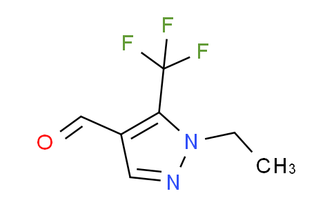 CAS No. 1443279-54-6, 1-Ethyl-5-(trifluoromethyl)-1H-pyrazole-4-carbaldehyde