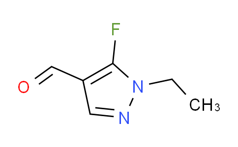 CAS No. 1429418-45-0, 1-Ethyl-5-fluoro-1H-pyrazole-4-carbaldehyde