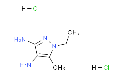 CAS No. 1242338-85-7, 1-Ethyl-5-methyl-1H-pyrazole-3,4-diamine dihydrochloride