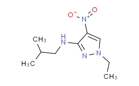 CAS No. 1429418-05-2, 1-Ethyl-N-isobutyl-4-nitro-1H-pyrazol-3-amine