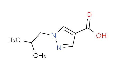 CAS No. 1006494-65-0, 1-Isobutyl-1H-pyrazole-4-carboxylic acid