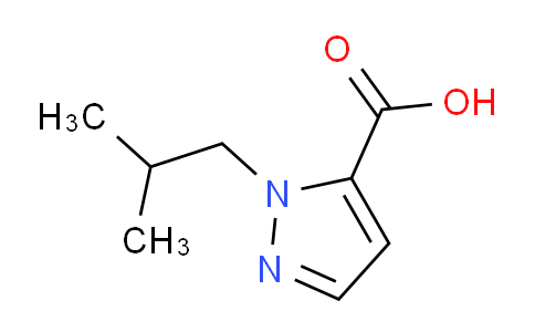 CAS No. 1006493-85-1, 1-Isobutyl-1H-pyrazole-5-carboxylic acid