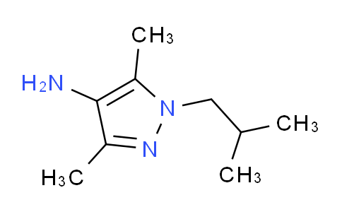 CAS No. 1152695-93-6, 1-Isobutyl-3,5-dimethyl-1H-pyrazol-4-amine