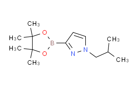 CAS No. 2223047-52-5, 1-Isobutyl-3-(4,4,5,5-tetramethyl-1,3,2-dioxaborolan-2-yl)-1H-pyrazole
