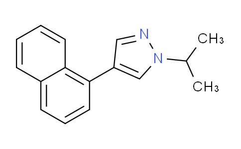 CAS No. 1394023-01-8, 1-Isopropyl-4-(naphthalen-1-yl)-1H-pyrazole