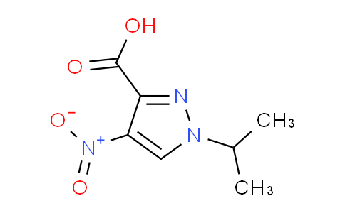 CAS No. 1211592-23-2, 1-Isopropyl-4-nitro-1H-pyrazole-3-carboxylic acid