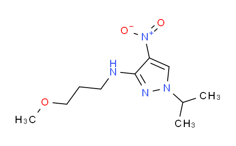 CAS No. 1429418-44-9, 1-Isopropyl-N-(3-methoxypropyl)-4-nitro-1H-pyrazol-3-amine