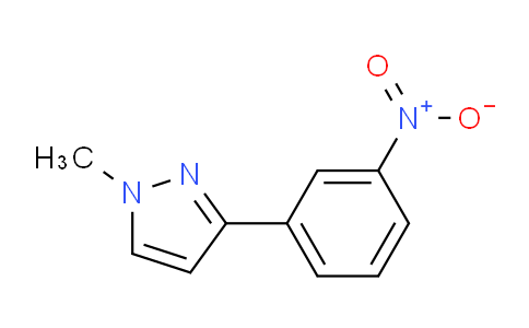 CAS No. 886851-64-5, 1-Methyl-3-(3-nitrophenyl)-1H-pyrazole