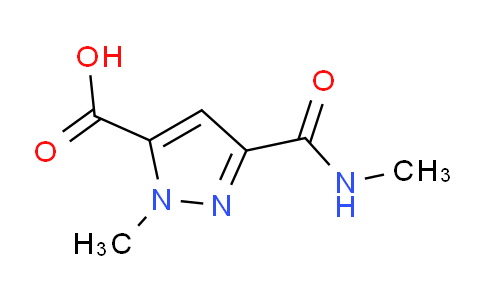 CAS No. 1353631-67-0, 1-Methyl-3-(methylcarbamoyl)-1H-pyrazole-5-carboxylic acid