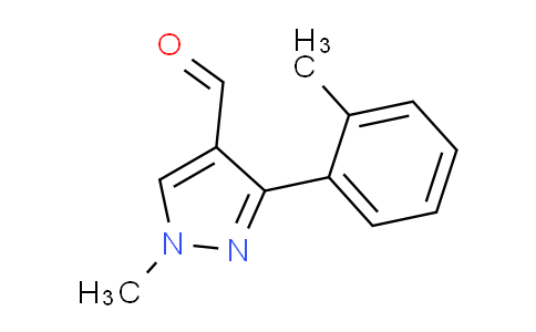 CAS No. 1152510-32-1, 1-Methyl-3-(o-tolyl)-1H-pyrazole-4-carbaldehyde