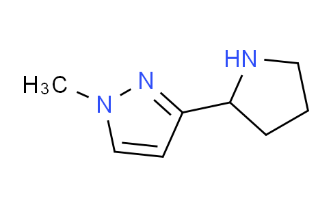 CAS No. 1169954-20-4, 1-Methyl-3-(pyrrolidin-2-yl)-1H-pyrazole