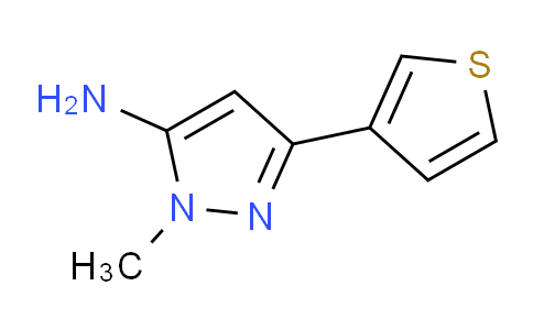 CAS No. 1152708-82-1, 1-Methyl-3-(thiophen-3-yl)-1H-pyrazol-5-amine