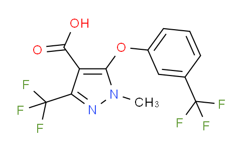 MC645341 | 158712-29-9 | 1-Methyl-3-(trifluoromethyl)-5-(3-(trifluoromethyl)phenoxy)-1H-pyrazole-4-carboxylic acid