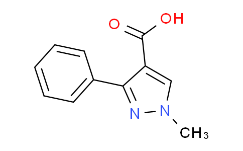 CAS No. 105994-56-7, 1-Methyl-3-phenyl-1H-pyrazole-4-carboxylic acid