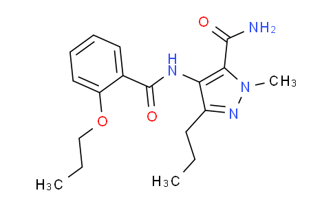 CAS No. 139756-04-0, 1-Methyl-4-(2-propoxybenzamido)-3-propyl-1H-pyrazole-5-carboxamide