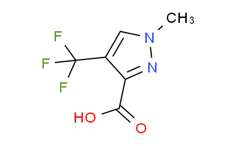 CAS No. 878204-61-6, 1-Methyl-4-(trifluoromethyl)-1H-pyrazole-3-carboxylic acid