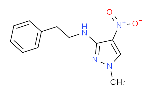 CAS No. 1429418-41-6, 1-Methyl-4-nitro-N-phenethyl-1H-pyrazol-3-amine