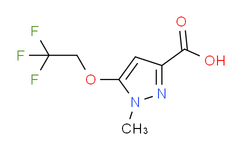 CAS No. 1477901-19-1, 1-Methyl-5-(2,2,2-trifluoroethoxy)-1H-pyrazole-3-carboxylic acid