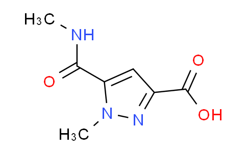 CAS No. 1172801-30-7, 1-Methyl-5-(methylcarbamoyl)-1H-pyrazole-3-carboxylic acid