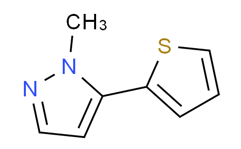 CAS No. 876316-68-6, 1-Methyl-5-(thiophen-2-yl)-1H-pyrazole