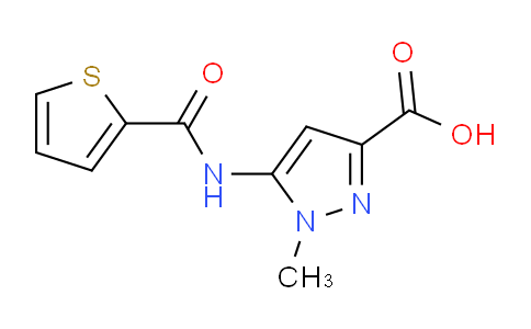 CAS No. 1239784-32-7, 1-Methyl-5-(thiophene-2-carboxamido)-1H-pyrazole-3-carboxylic acid