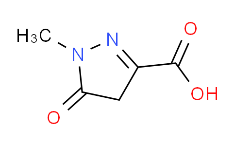 CAS No. 119376-60-2, 1-Methyl-5-oxo-4,5-dihydro-1H-pyrazole-3-carboxylic acid