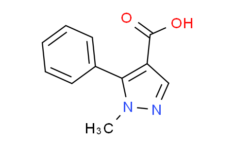 CAS No. 105994-75-0, 1-Methyl-5-phenyl-1H-pyrazole-4-carboxylic acid