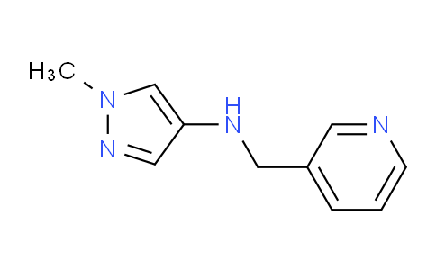 CAS No. 1006446-26-9, 1-Methyl-N-(pyridin-3-ylmethyl)-1H-pyrazol-4-amine