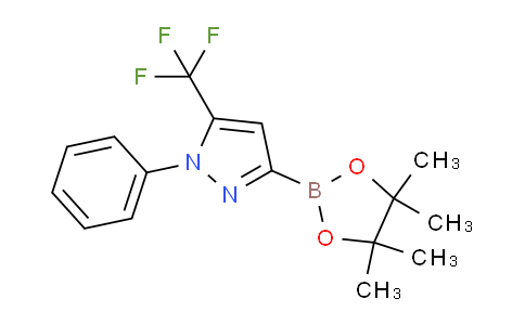 CAS No. 1396123-91-3, 1-Phenyl-3-(4,4,5,5-tetramethyl-1,3,2-dioxaborolan-2-yl)-5-(trifluoromethyl)-1H-pyrazole