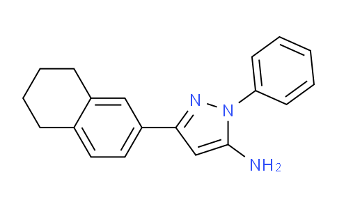 CAS No. 956505-57-0, 1-Phenyl-3-(5,6,7,8-tetrahydronaphthalen-2-yl)-1H-pyrazol-5-amine