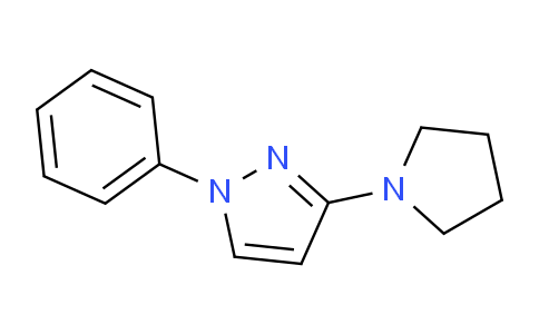 CAS No. 217805-63-5, 1-Phenyl-3-(pyrrolidin-1-yl)-1H-pyrazole