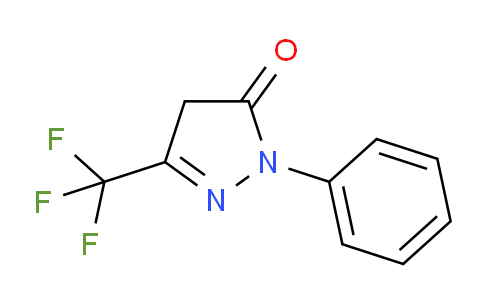 CAS No. 321-07-3, 1-Phenyl-3-(trifluoromethyl)-1H-pyrazol-5(4H)-one