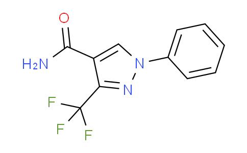 CAS No. 1185292-87-8, 1-Phenyl-3-(trifluoromethyl)-1H-pyrazole-4-carboxamide