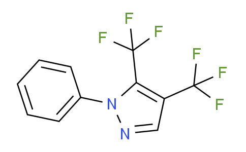 CAS No. 1175859-78-5, 1-Phenyl-4,5-bis(trifluoromethyl)-1H-pyrazole